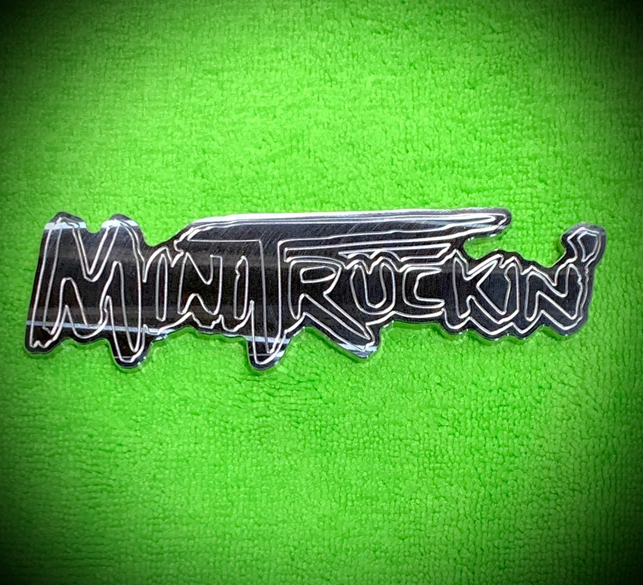 Minitruckin' Billet Sticker 6.14" x 1.82"